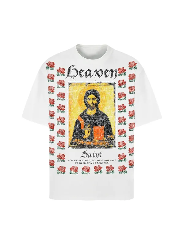 Heaven Floral Graphic T-Shirt sold by Thesupermade
