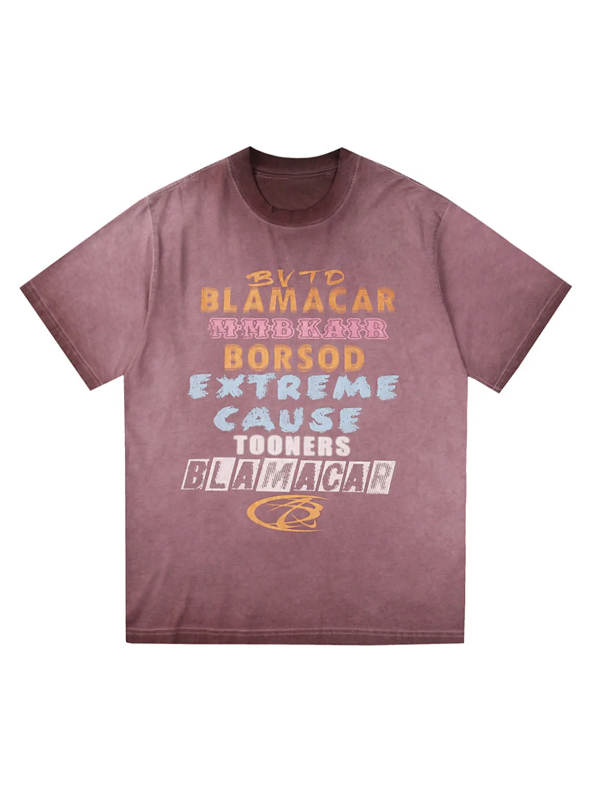 Washed Blamacar Graphic T-Shirt sold by Thesupermade