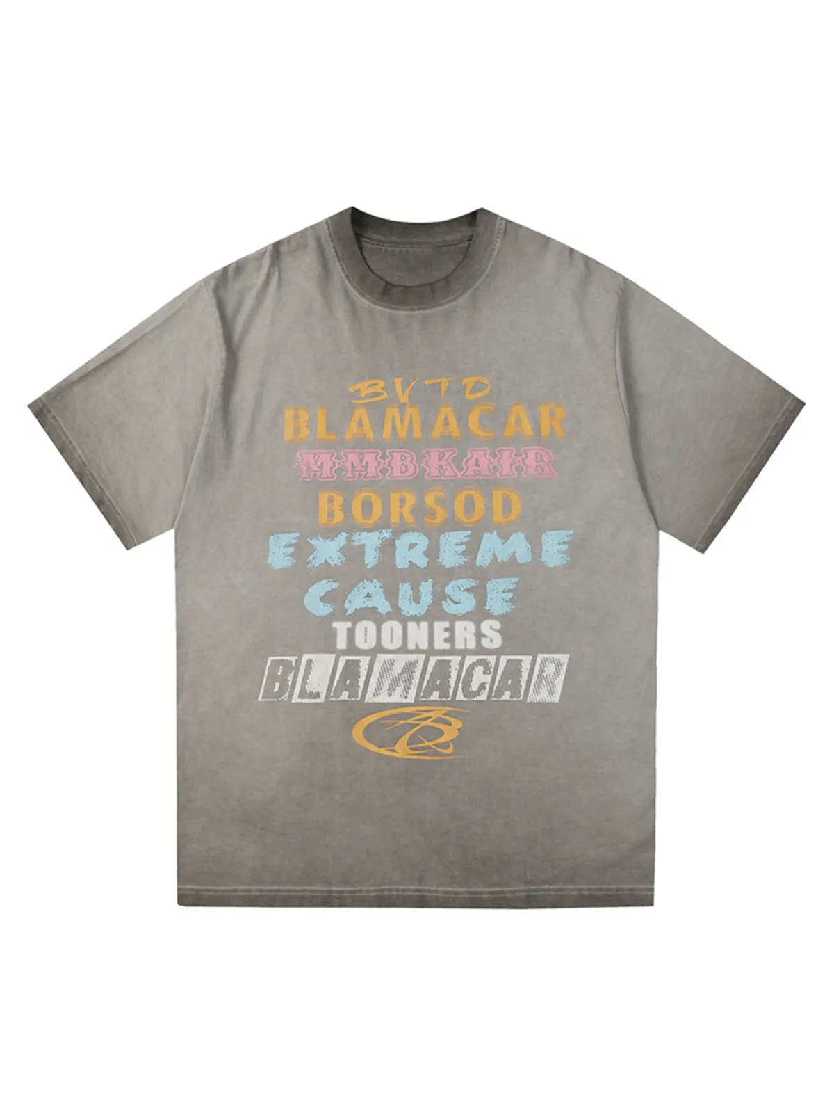 Washed Blamacar Graphic T-Shirt sold by Thesupermade product image thumbnail 2