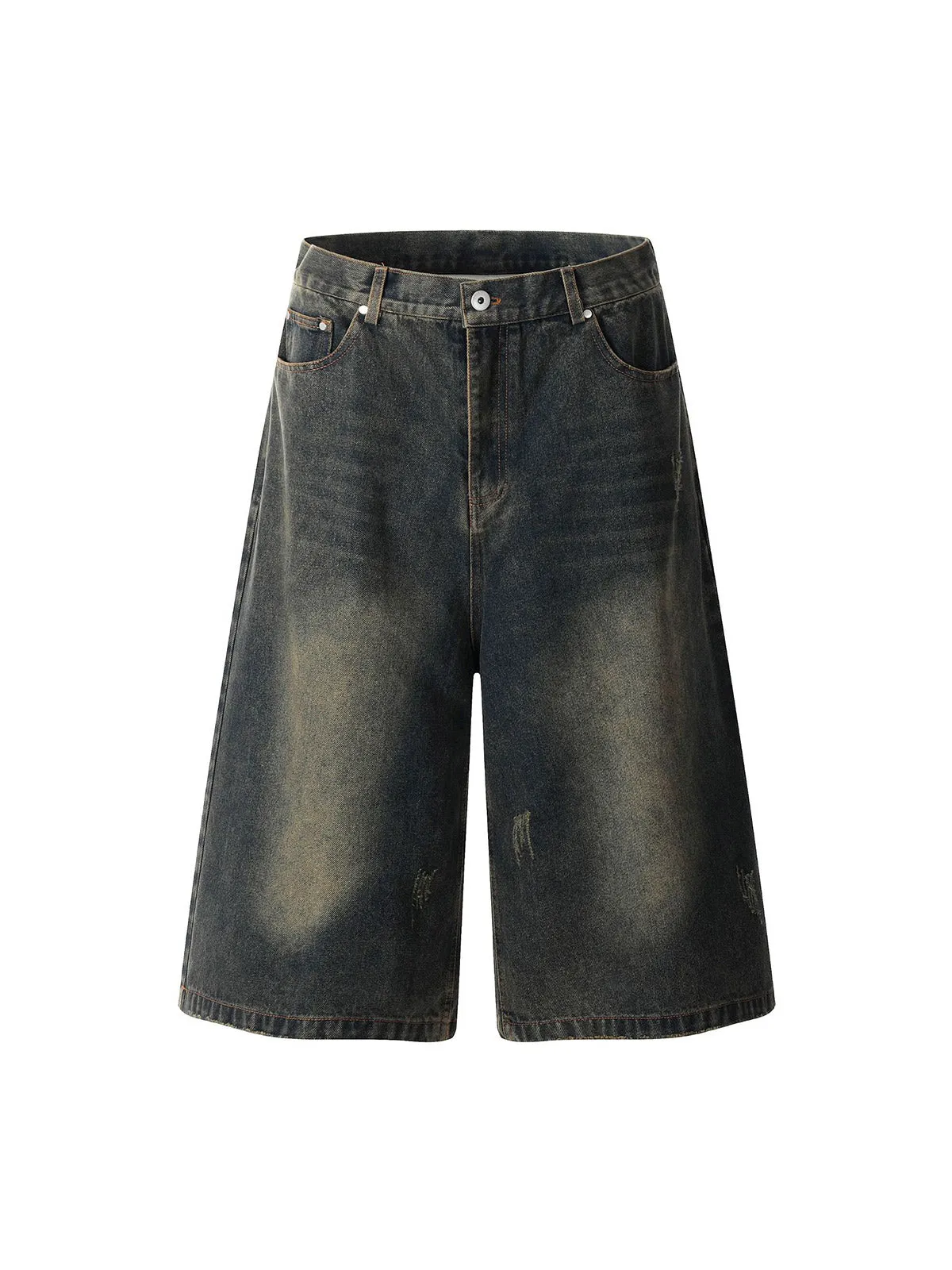 Classic Vintage Washed Denim Jort - 2393 sold by Thesupermade