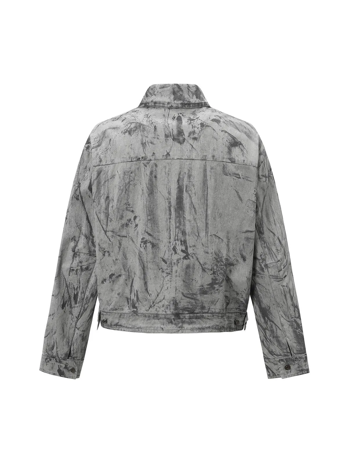 Tie-Dye Denim Bomber Jacket sold by Thesupermade product image thumbnail 2