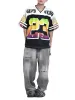 Gothic Style Embroidered Jersey T-Shirt sold by Thesupermade