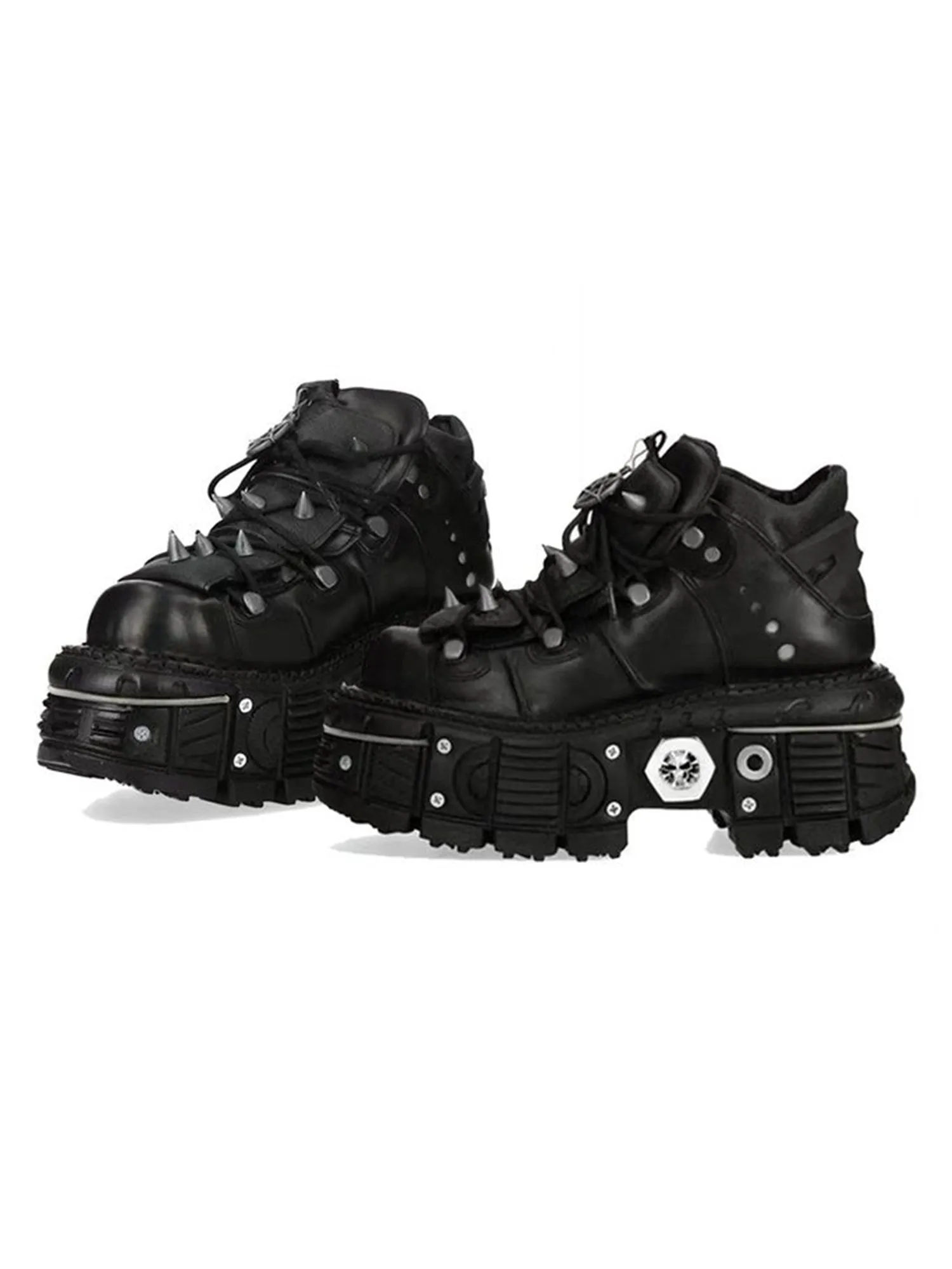 Gothic Studded Platform Boots sold by Thesupermade product image thumbnail 3