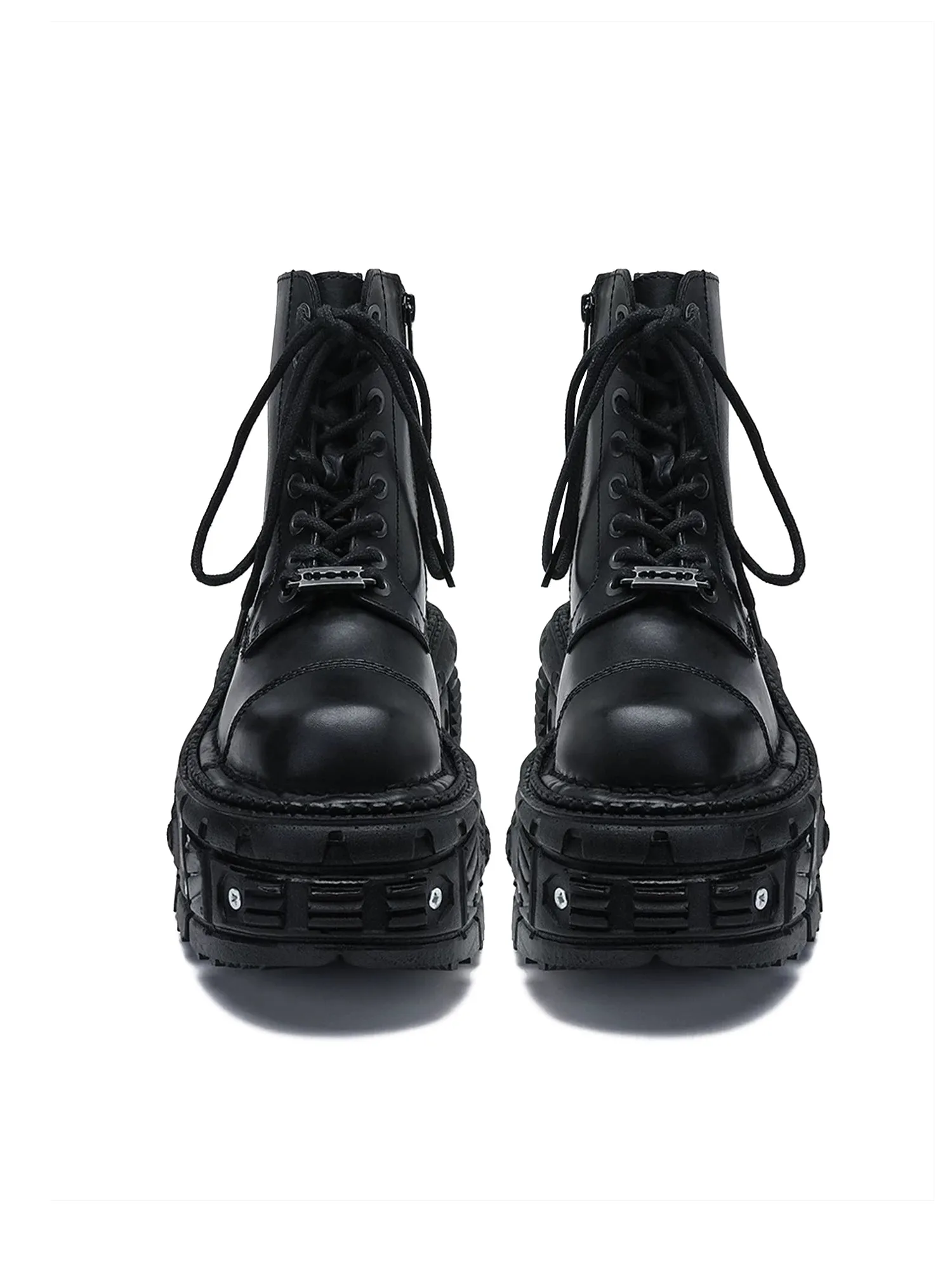 Studded Leather Platform Boots sold by Thesupermade product image thumbnail 3