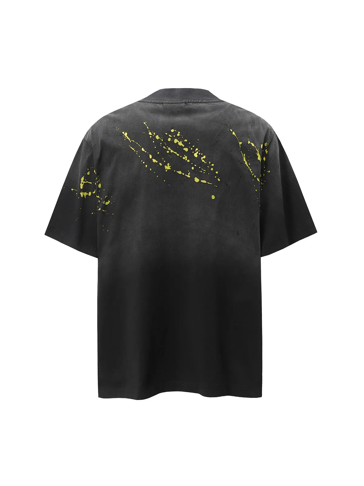 Vintage Washed Dot Spray T-Shirt sold by Thesupermade product image thumbnail 4