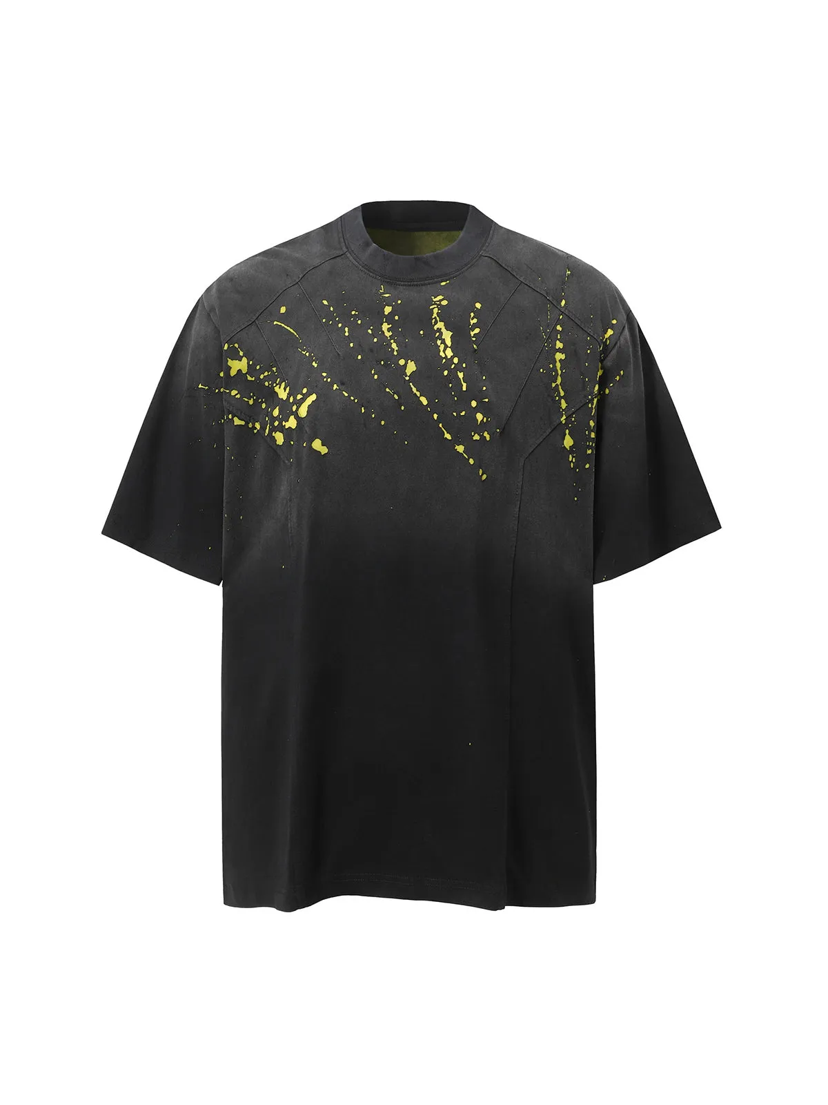 Vintage Washed Dot Spray T-Shirt sold by Thesupermade product image thumbnail 2