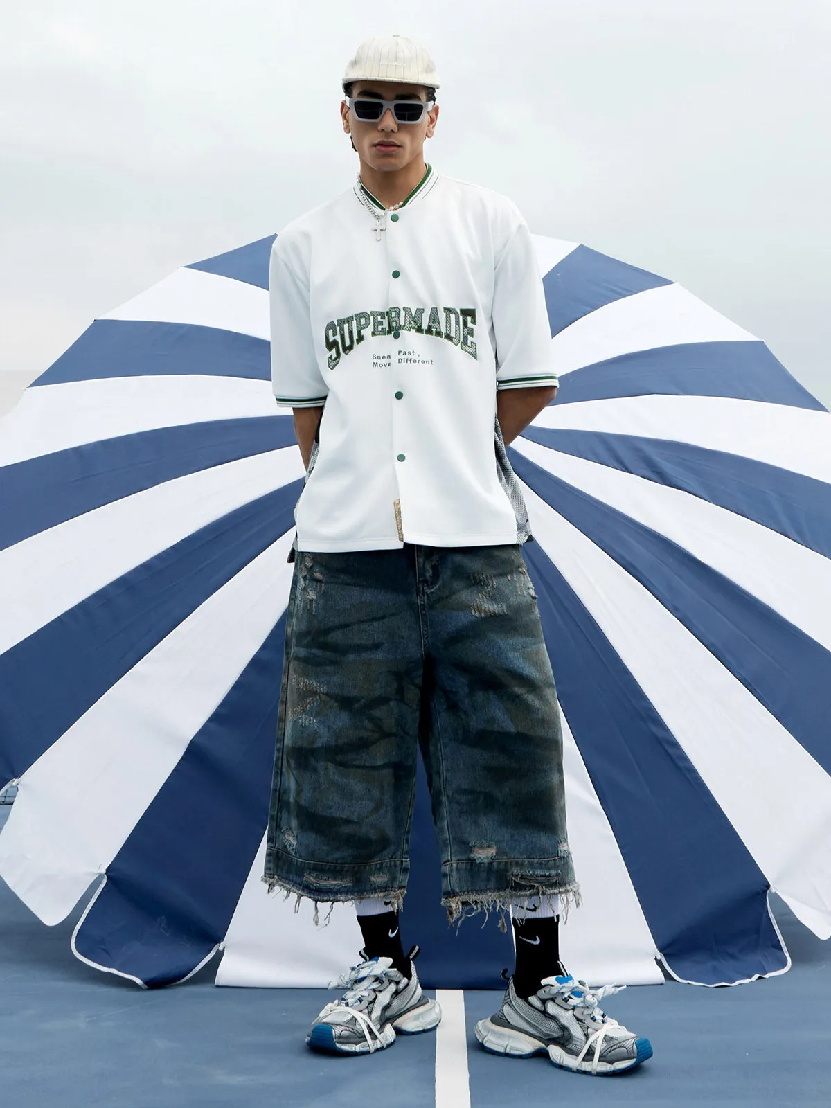 Original Camouflage Spliced Baseball T-Shirt - 2350 sold by Thesupermade product image thumbnail 4