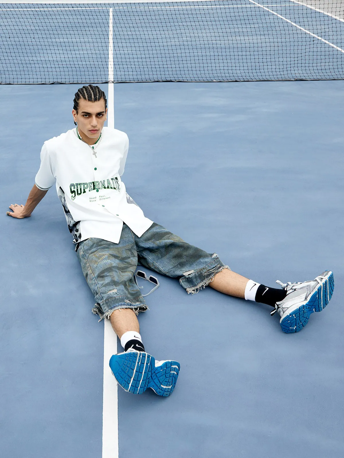 Original Camouflage Spliced Baseball T-Shirt - 2350 sold by Thesupermade product image thumbnail 3