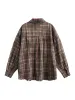 Vintage Plaid Tie-Dye Long Sleeve Shirt sold by Thesupermade