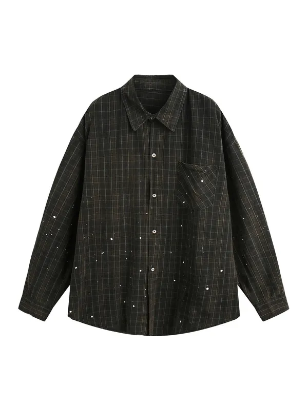 Retro Cleanfit Plaid Shirt sold by Thesupermade