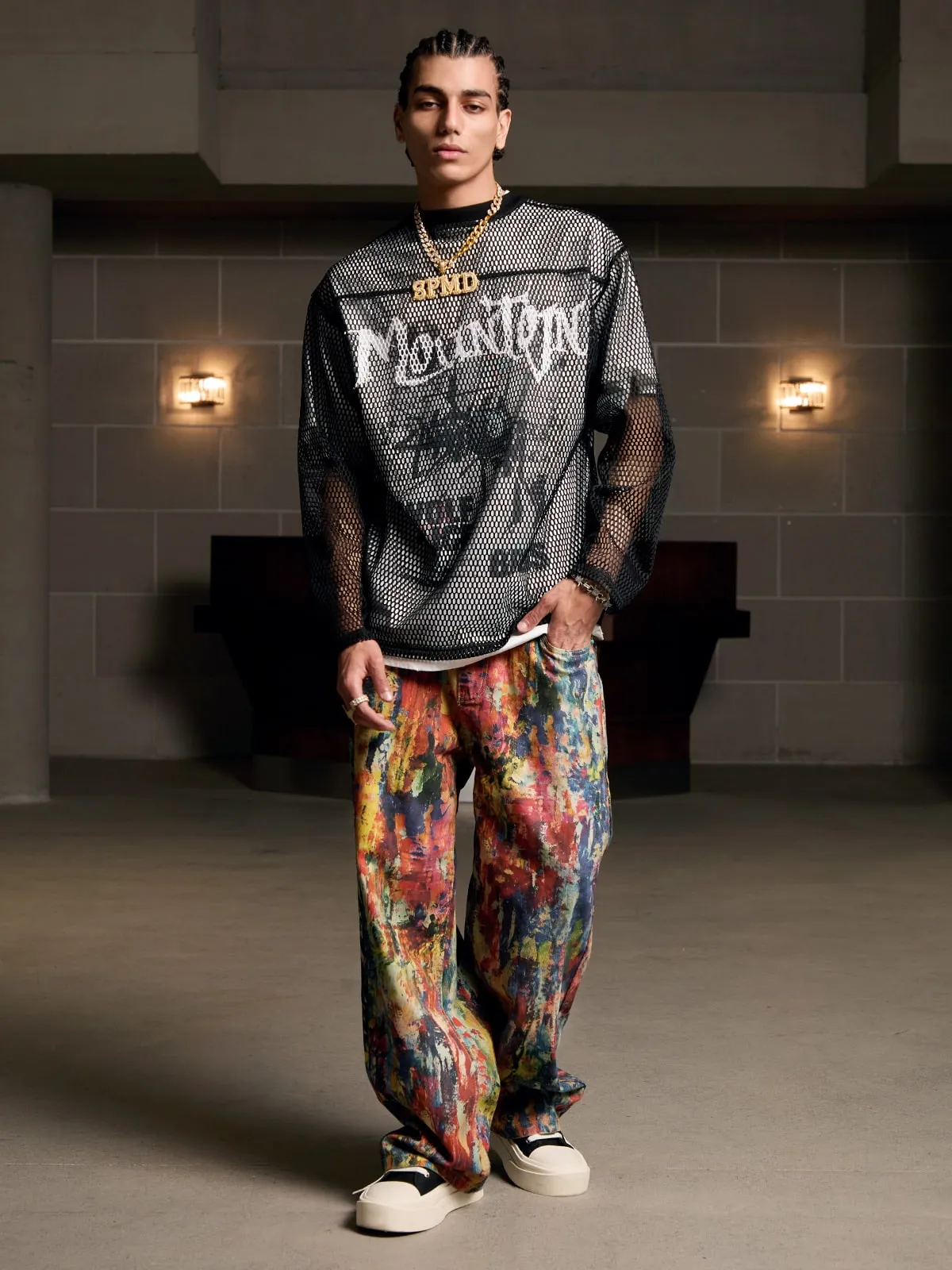 Street Oil Painting Color Straight Jeans - 2348 sold by Thesupermade product image thumbnail 2