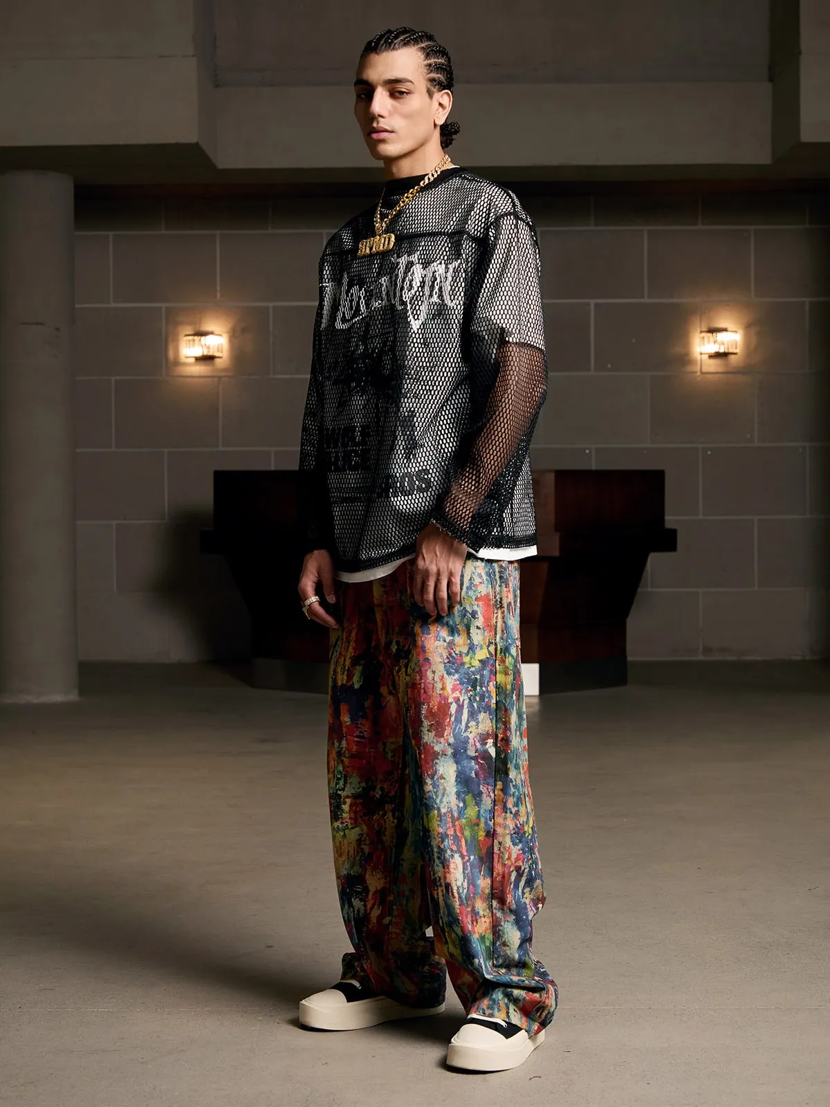 Street Oil Painting Color Straight Jeans - 2348 sold by Thesupermade product image thumbnail 3