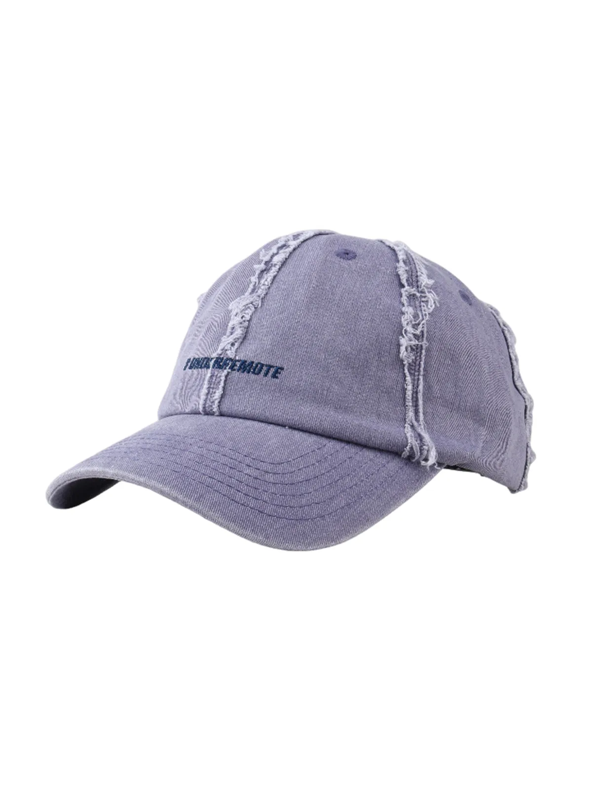 Distressed Denim Baseball Cap sold by Thesupermade product image thumbnail 2