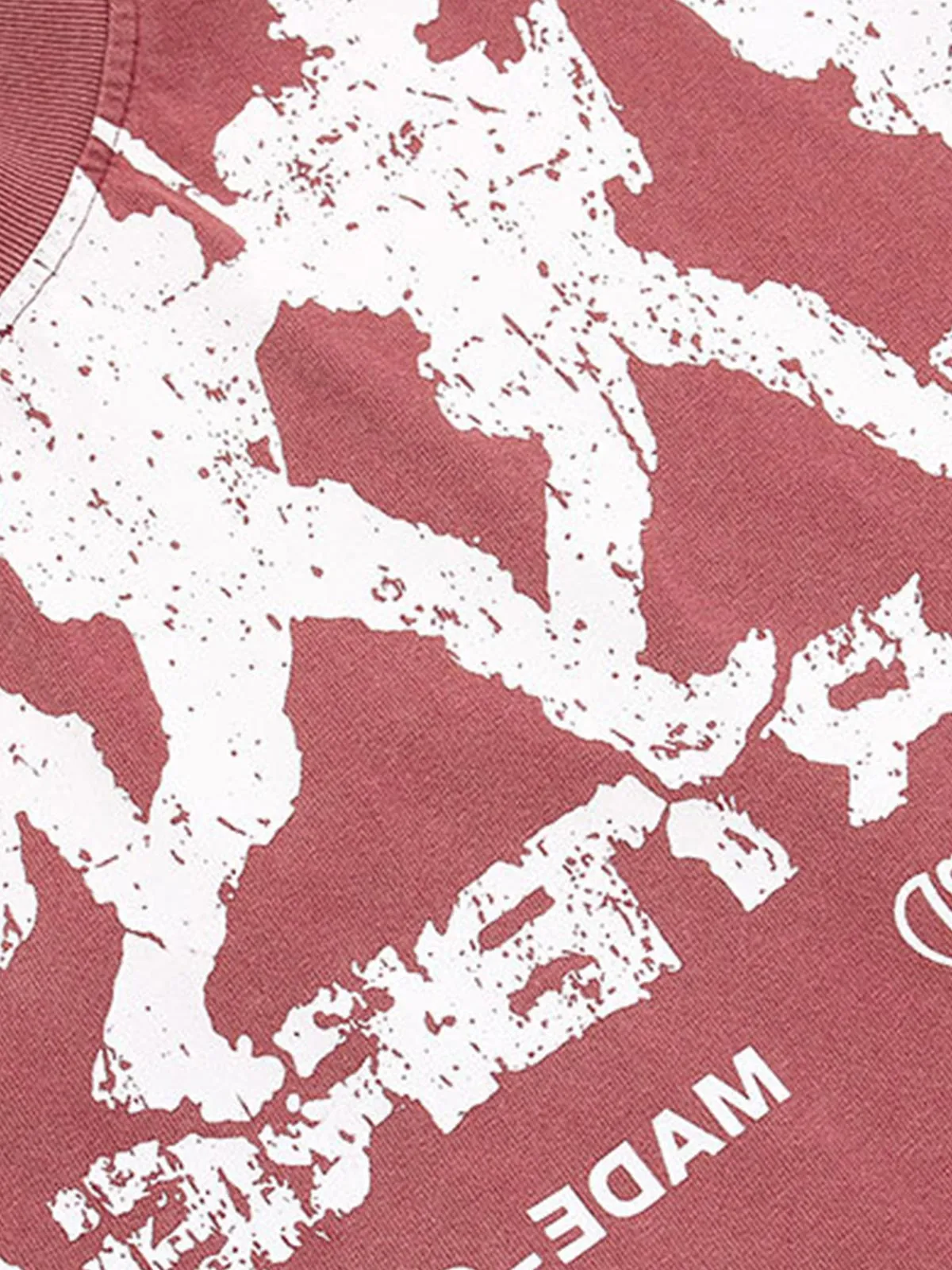 Rock Style Retro Letter Print T-shirt sold by Thesupermade product image thumbnail 5