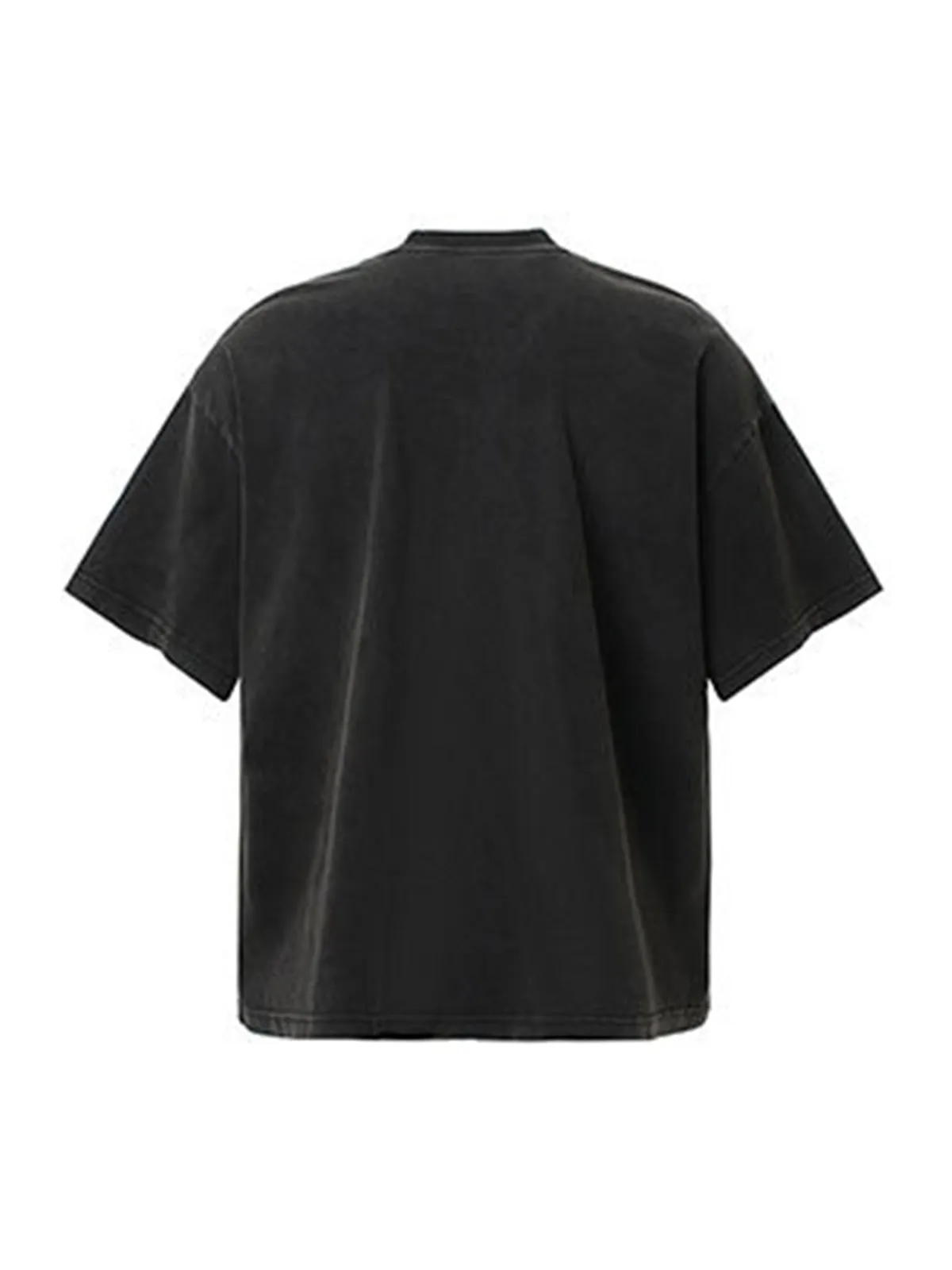 Rock Style Retro Letter Print T-shirt sold by Thesupermade product image thumbnail 3