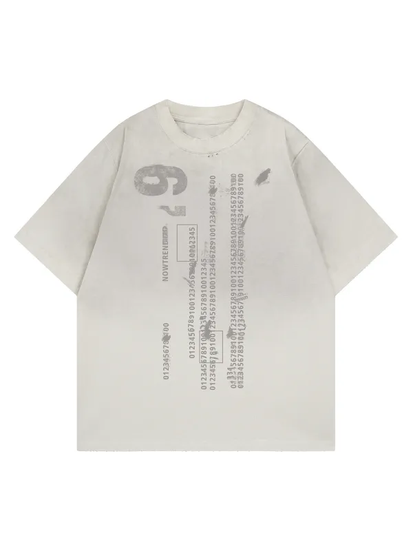 Distressed Digital Print T-shirt sold by Thesupermade
