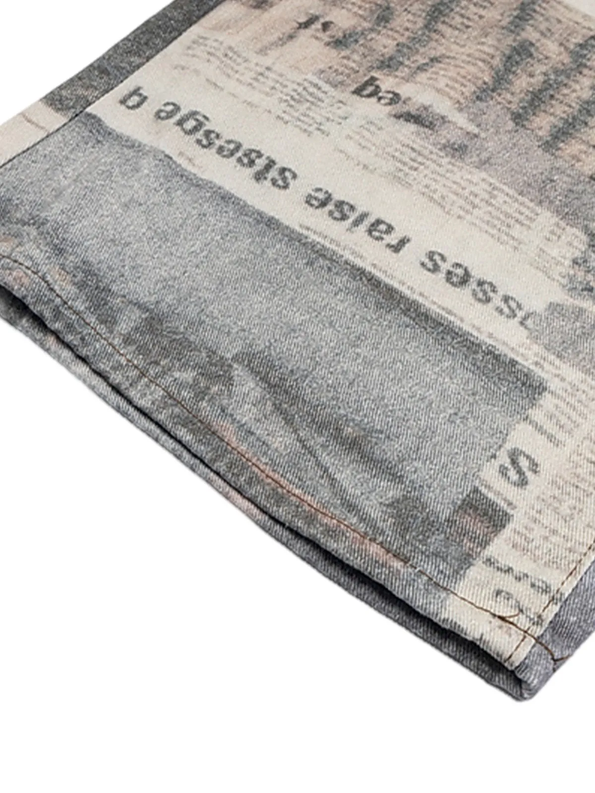 Graffiti Newspaper Baggy Jeans - 2404 sold by Thesupermade product image thumbnail 5