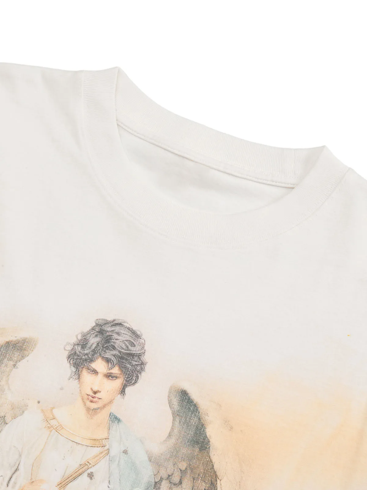 Thesupermade Vintage Angel Graphic Long Sleeve T-Shirt sold by Thesupermade product image thumbnail 3