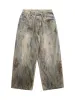 Dirty-Dyed Wasteland Style Baggy Jeans sold by Thesupermade