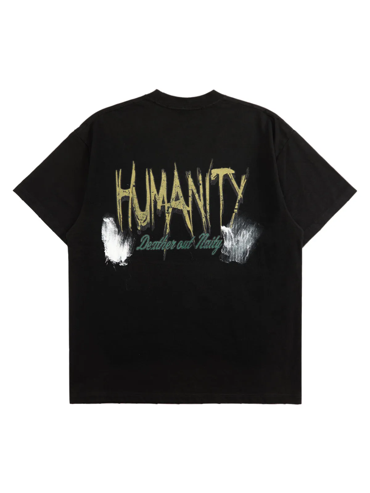 Retro Washed Graffiti Skull T-shirt sold by Thesupermade product image thumbnail 2