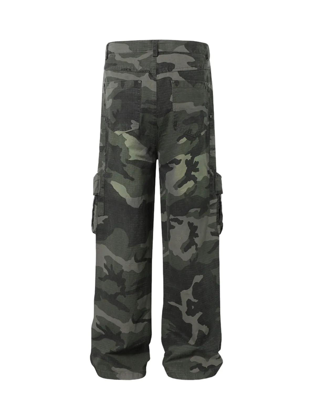 Camouflage Multi-Pockets Cargo Pants sold by Thesupermade product image thumbnail 4