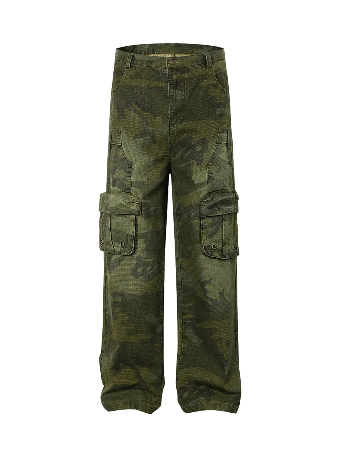Camouflage Multi-Pockets Cargo Pants sold by Thesupermade
