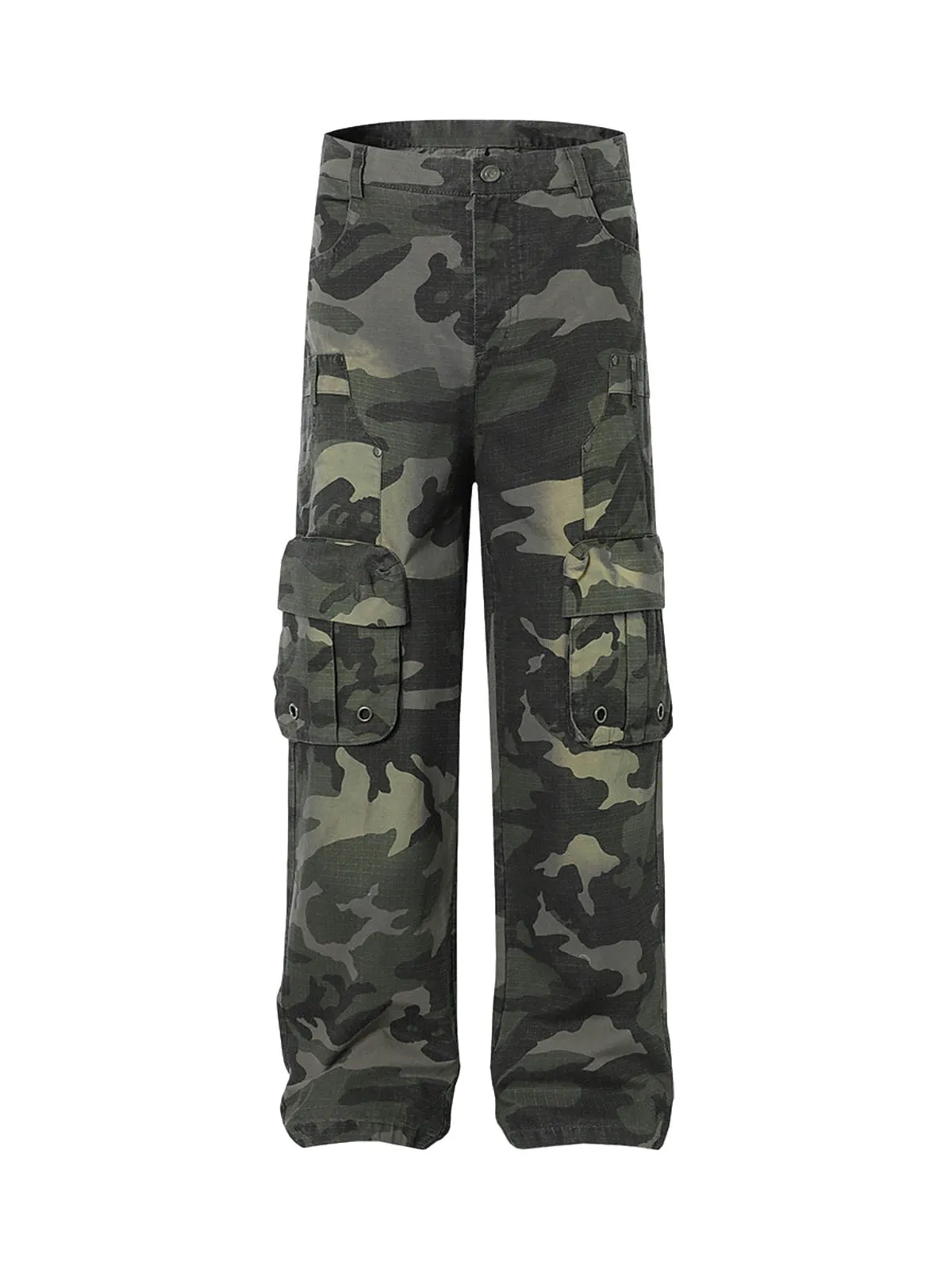Camouflage Multi-Pockets Cargo Pants sold by Thesupermade product image thumbnail 2