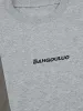 Retro Contrast Color Stitching Embroidered Letter T-shirt sold by Thesupermade