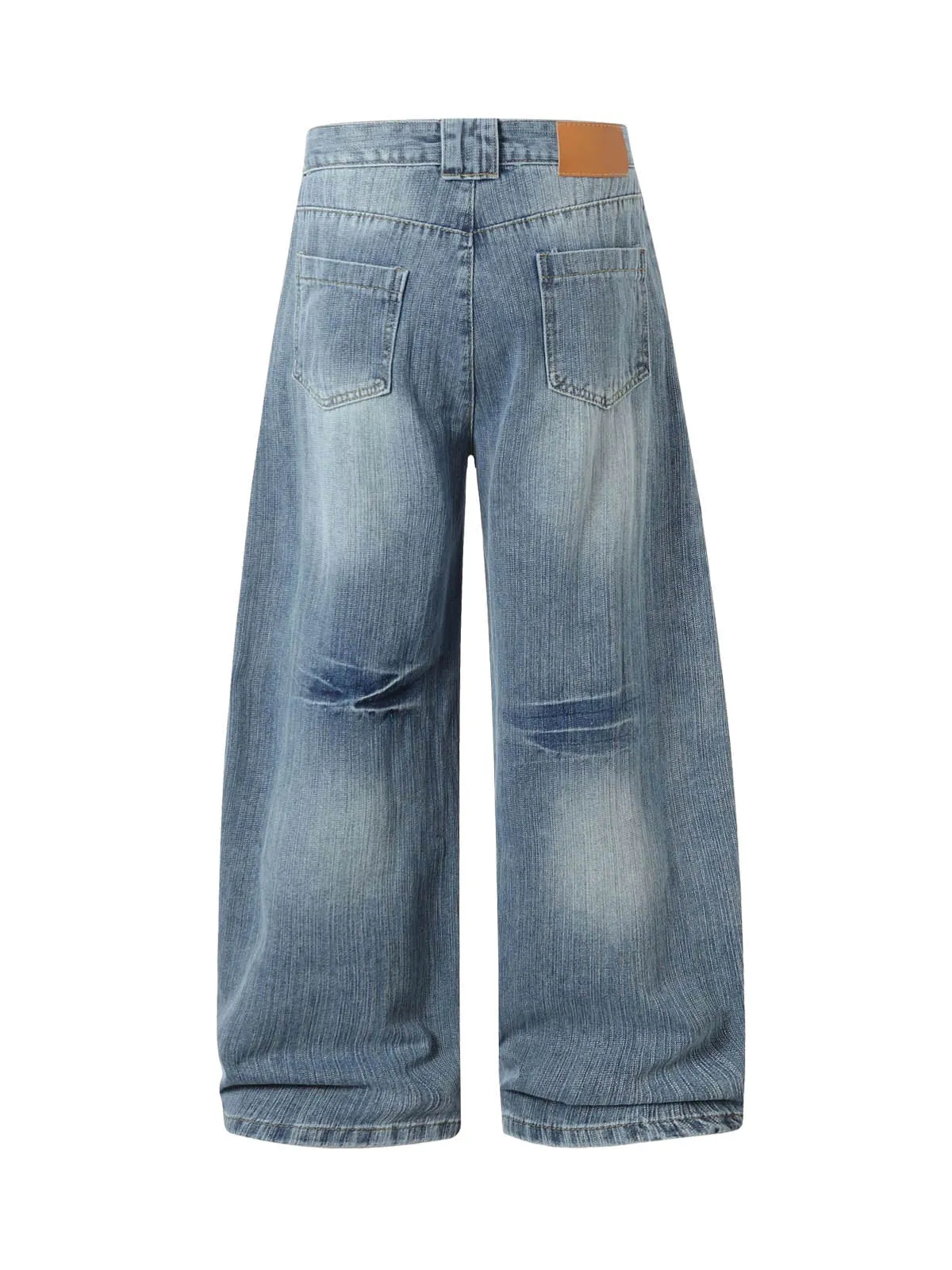 Retro Cleanfit Washed Baggy Jeans sold by Thesupermade product image thumbnail 2