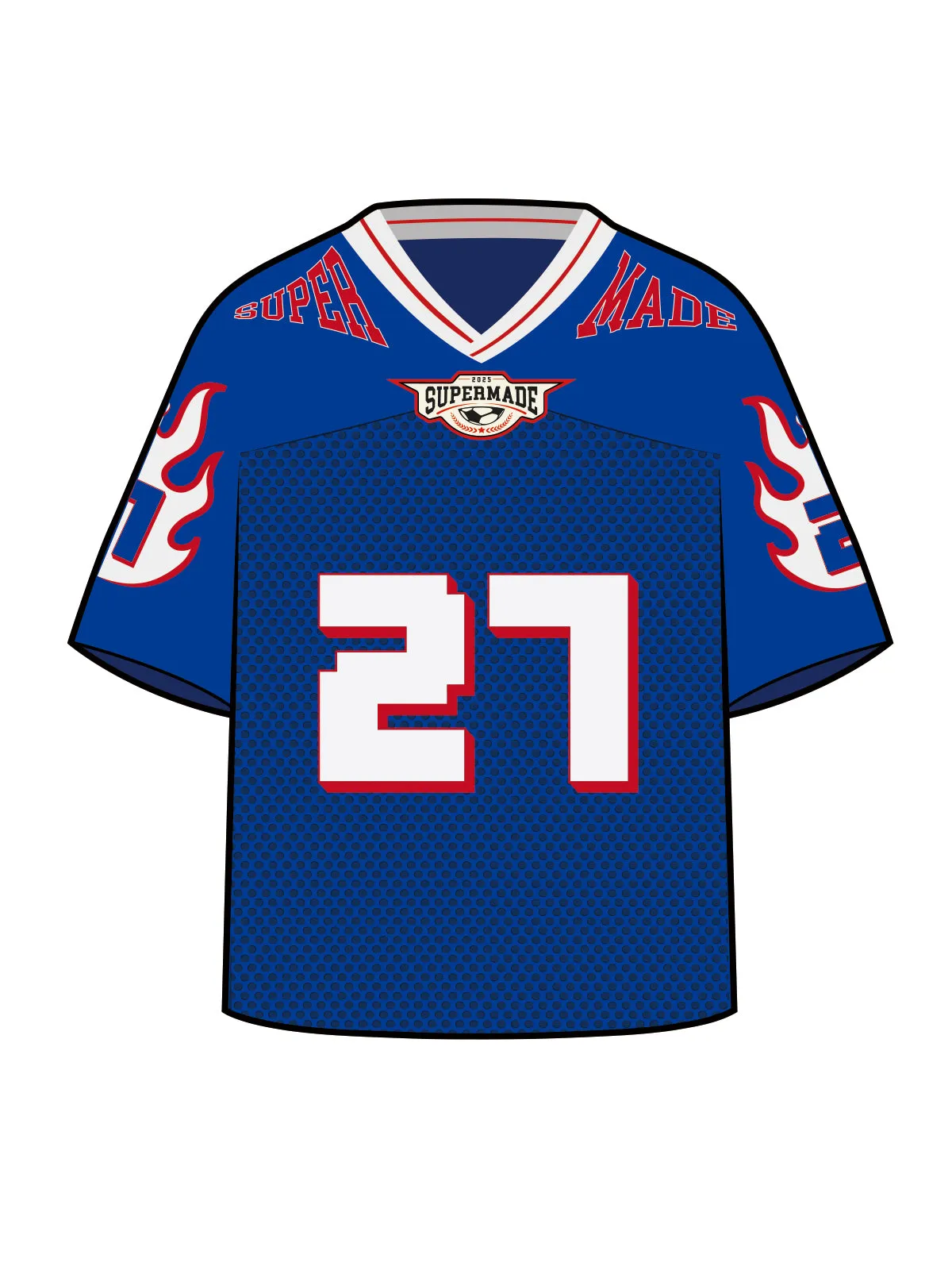 Original Contrast Color Sports Jersey T-Shirt sold by Thesupermade