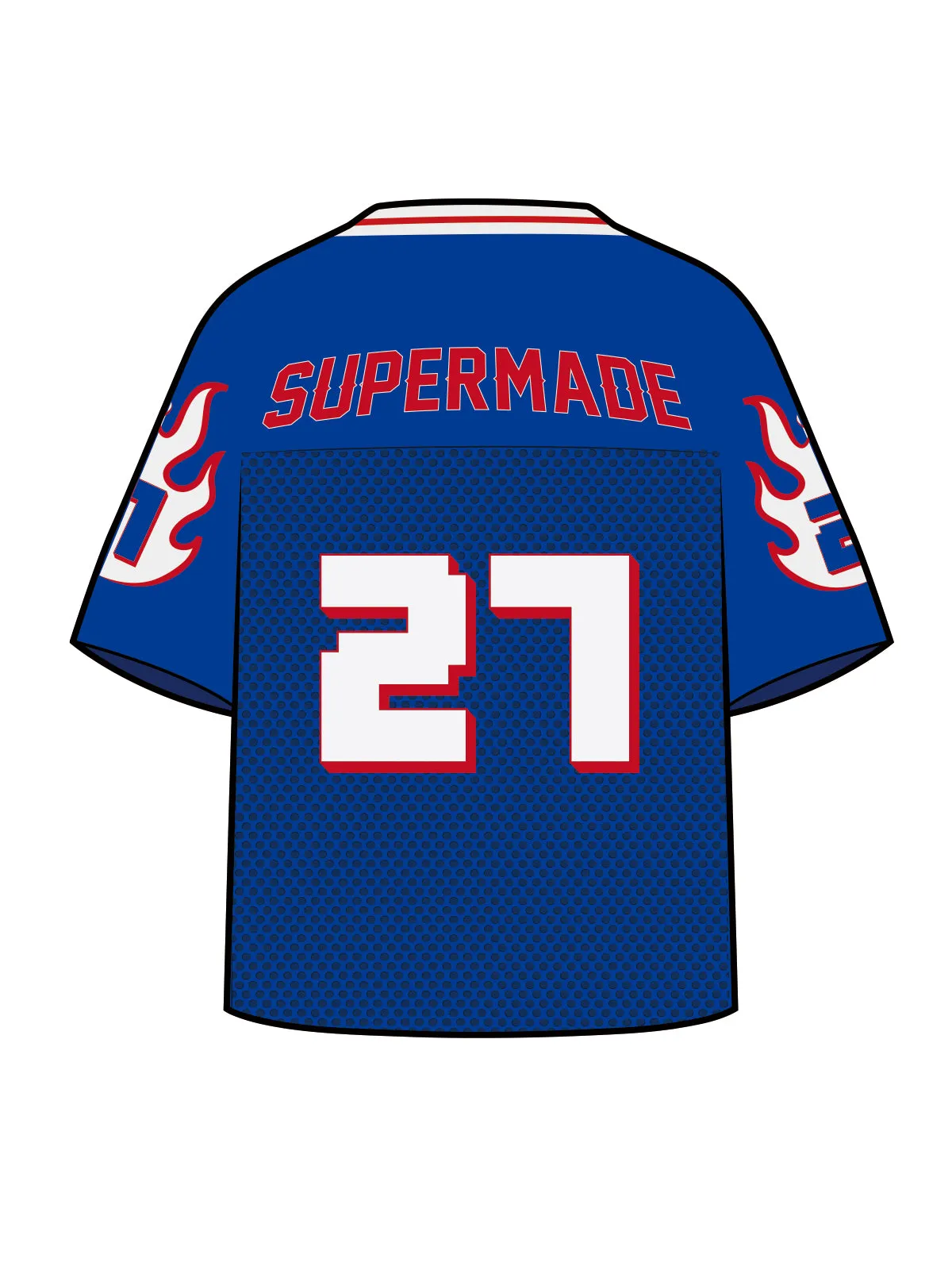Original Contrast Color Sports Jersey T-Shirt sold by Thesupermade product image thumbnail 2