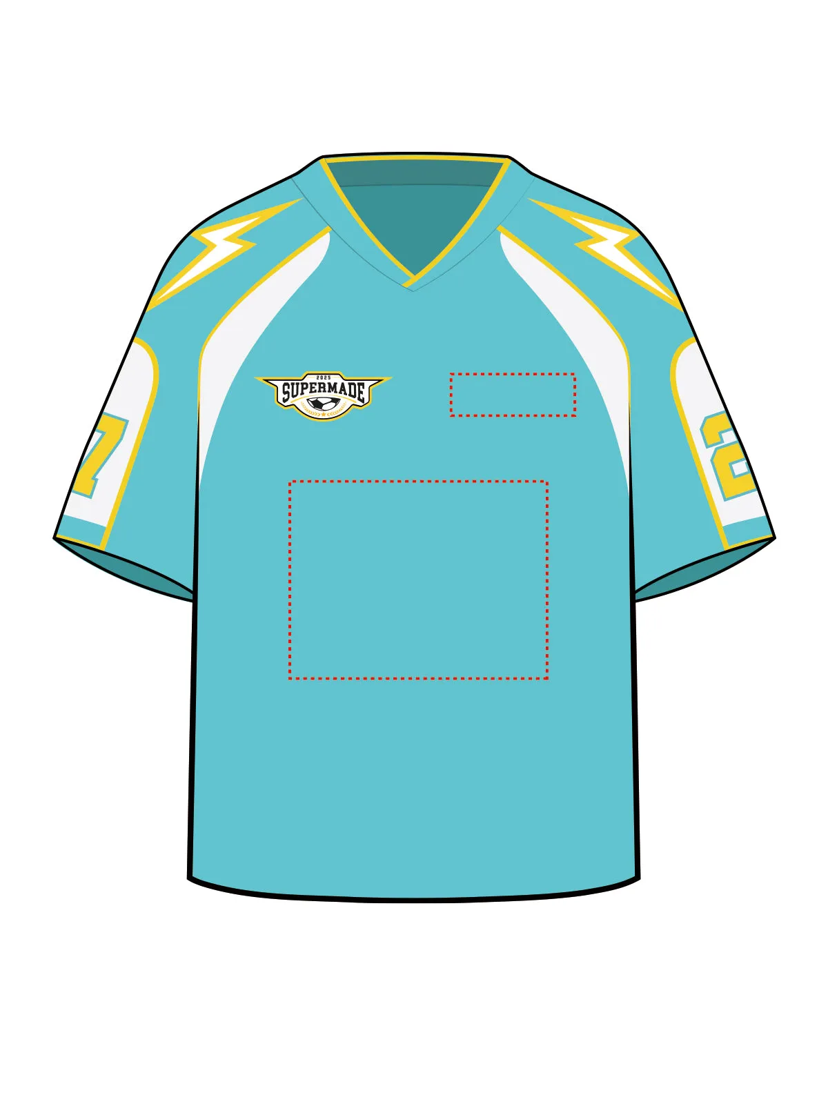 Original Sports Jersey T-Shirt sold by Thesupermade product image thumbnail 3