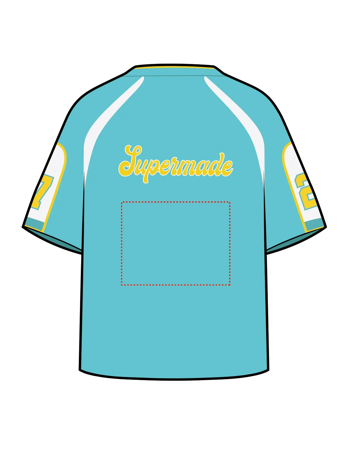 Original Sports Jersey T-Shirt sold by Thesupermade product image thumbnail 4