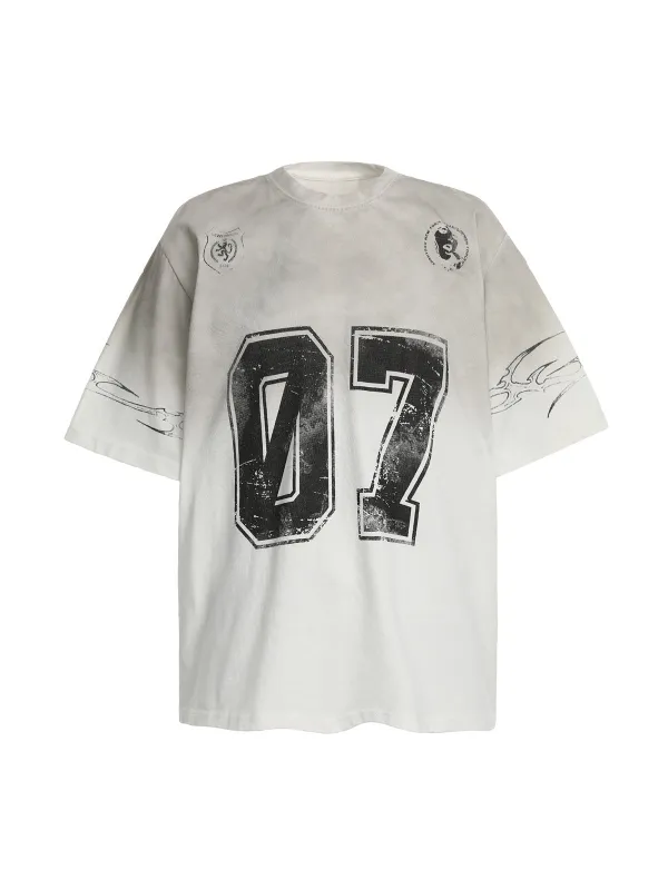 Gradient Graphic Jersey T-Shirt sold by Thesupermade