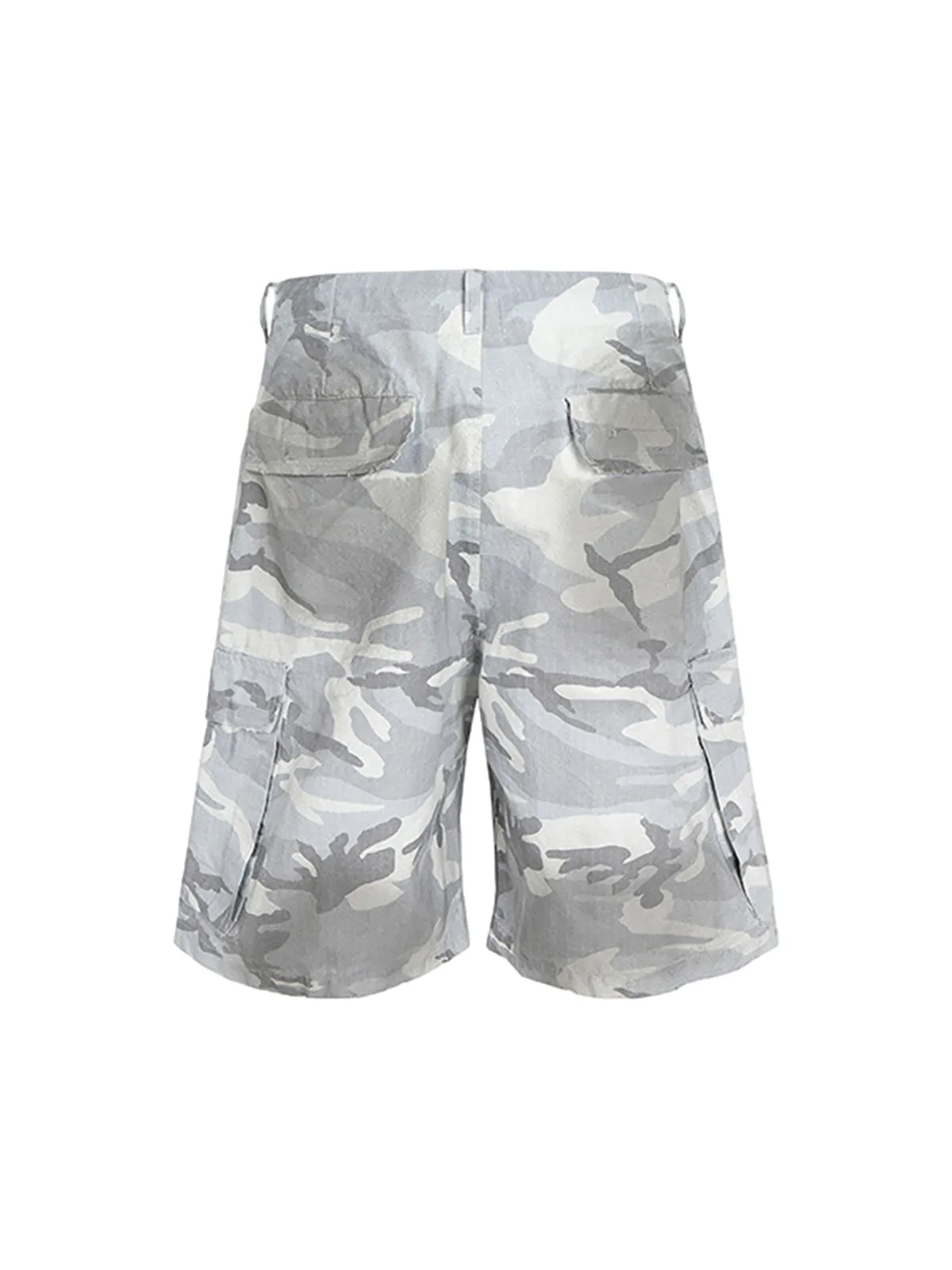 Drawstring Camouflage Cargo Shorts sold by Thesupermade product image thumbnail 2