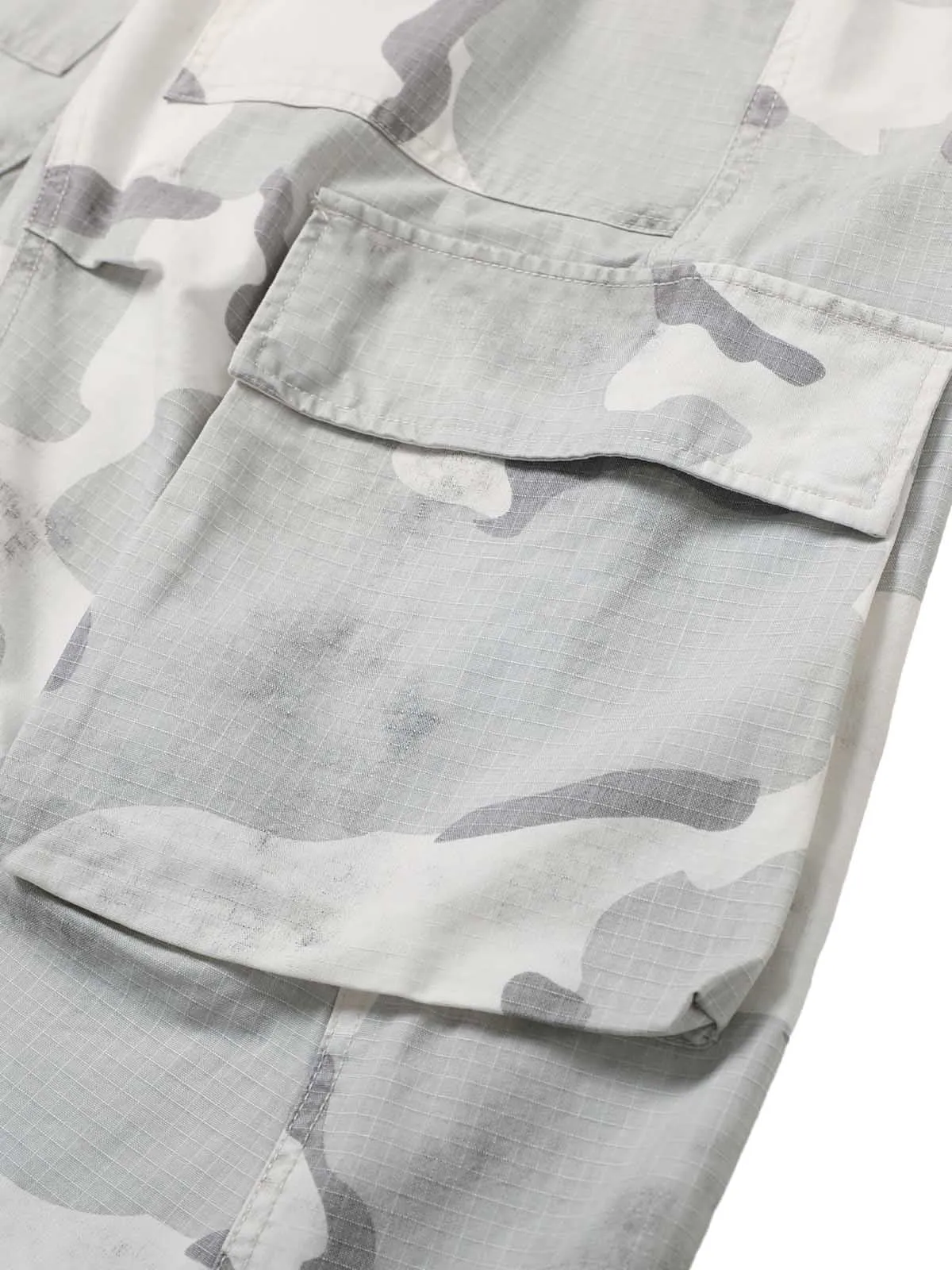 Camouflage Multi-Pocket Cargo Shorts sold by Thesupermade product image thumbnail 4