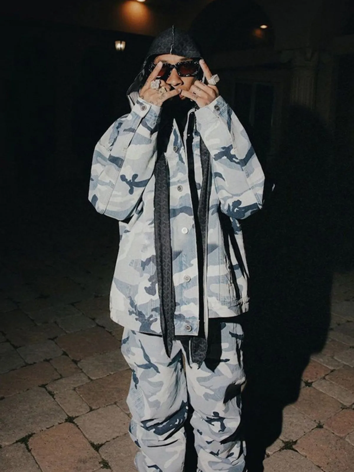 Street Retro Camouflage Baggy Jeans - 2395 sold by Thesupermade product image thumbnail 4