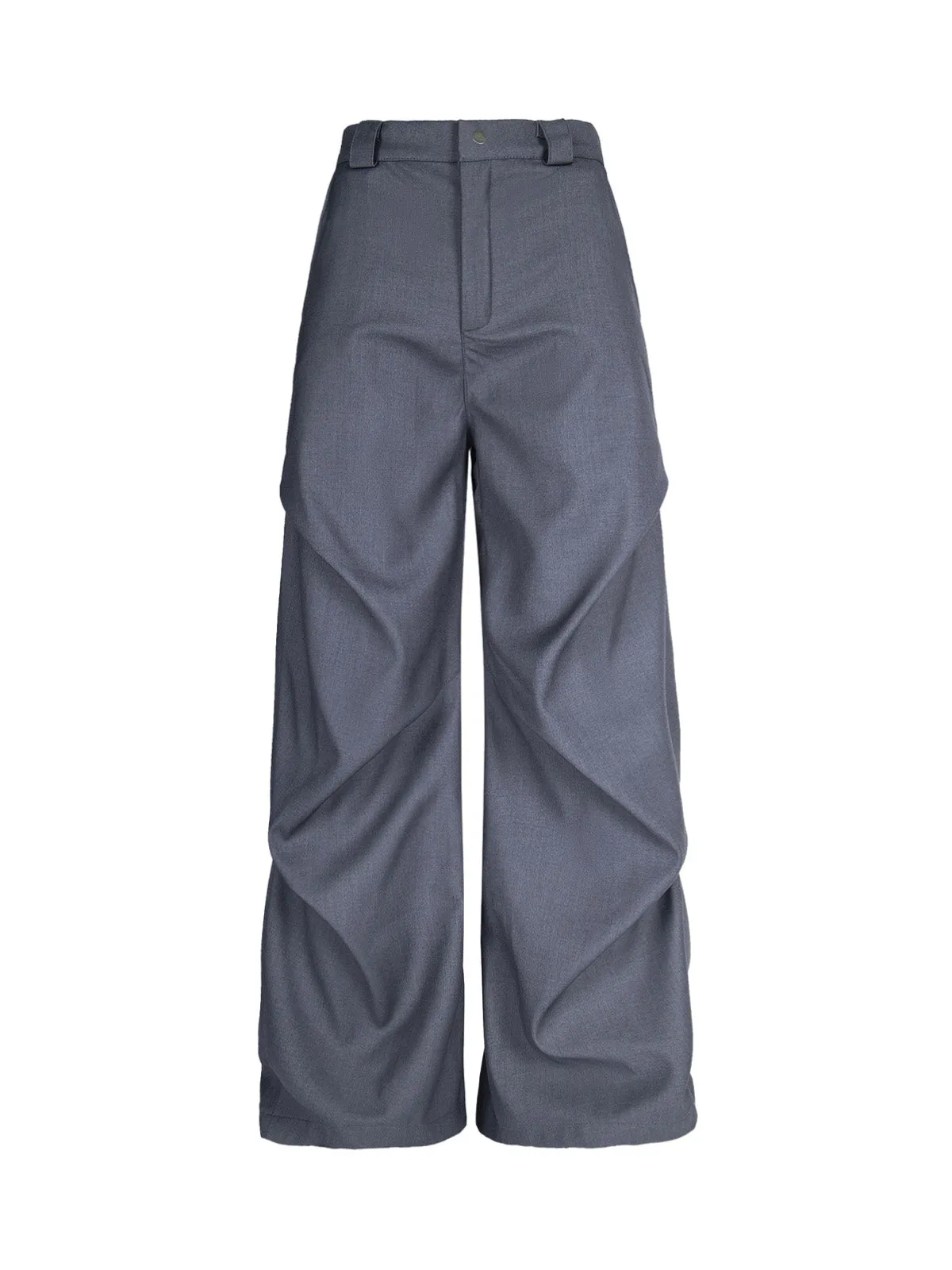 Woven Retro Cleanfit Pleated Drape Pants sold by Thesupermade