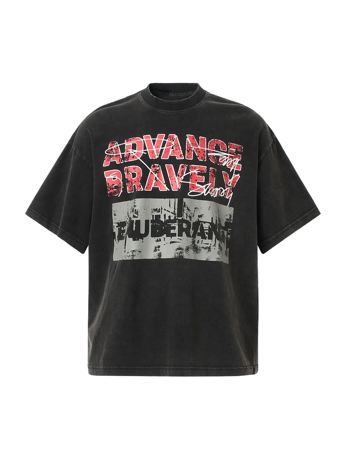 Bold "Advance Bravely" Graphic T-Shirt - 2512 sold by Thesupermade product image thumbnail 2