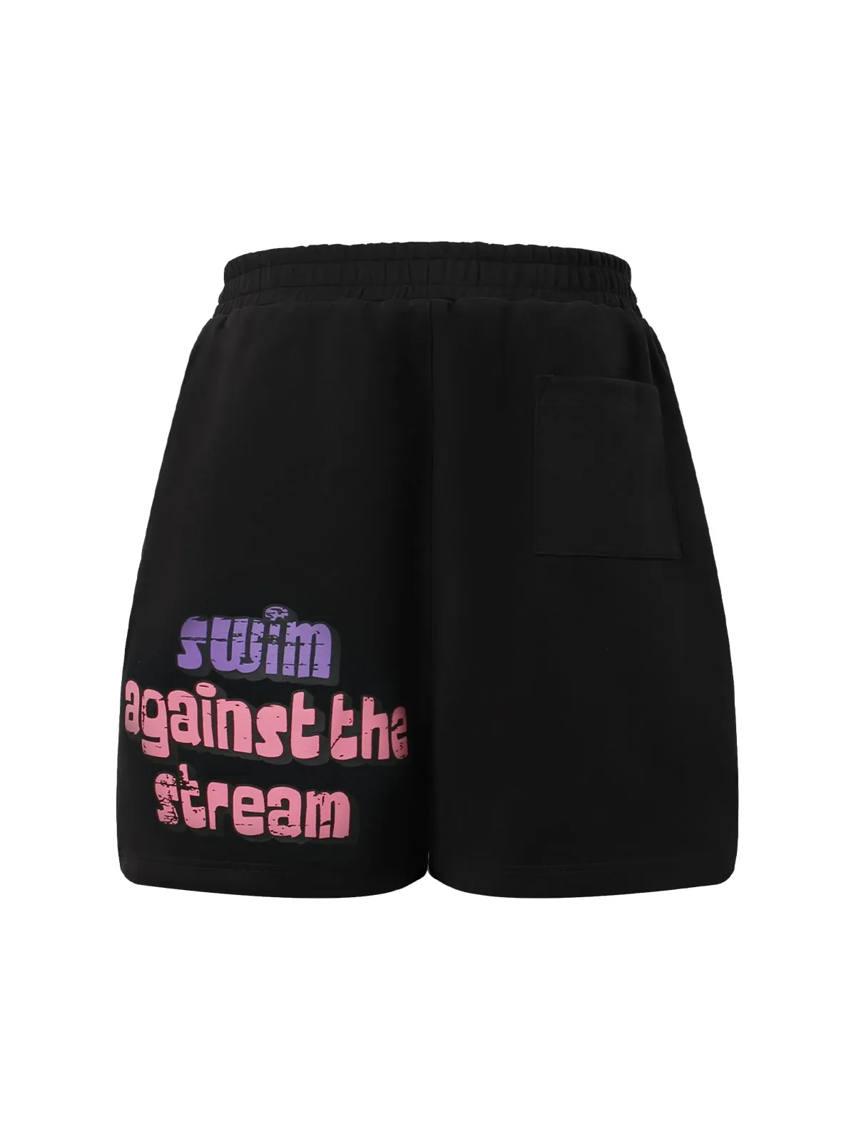 Graffiti Drawstring Cotton Shorts sold by Thesupermade product image thumbnail 3