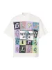 Letter Graphic Crew-Neck T-Shirt sold by Thesupermade