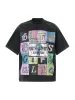 Letter Graphic Crew-Neck T-Shirt sold by Thesupermade