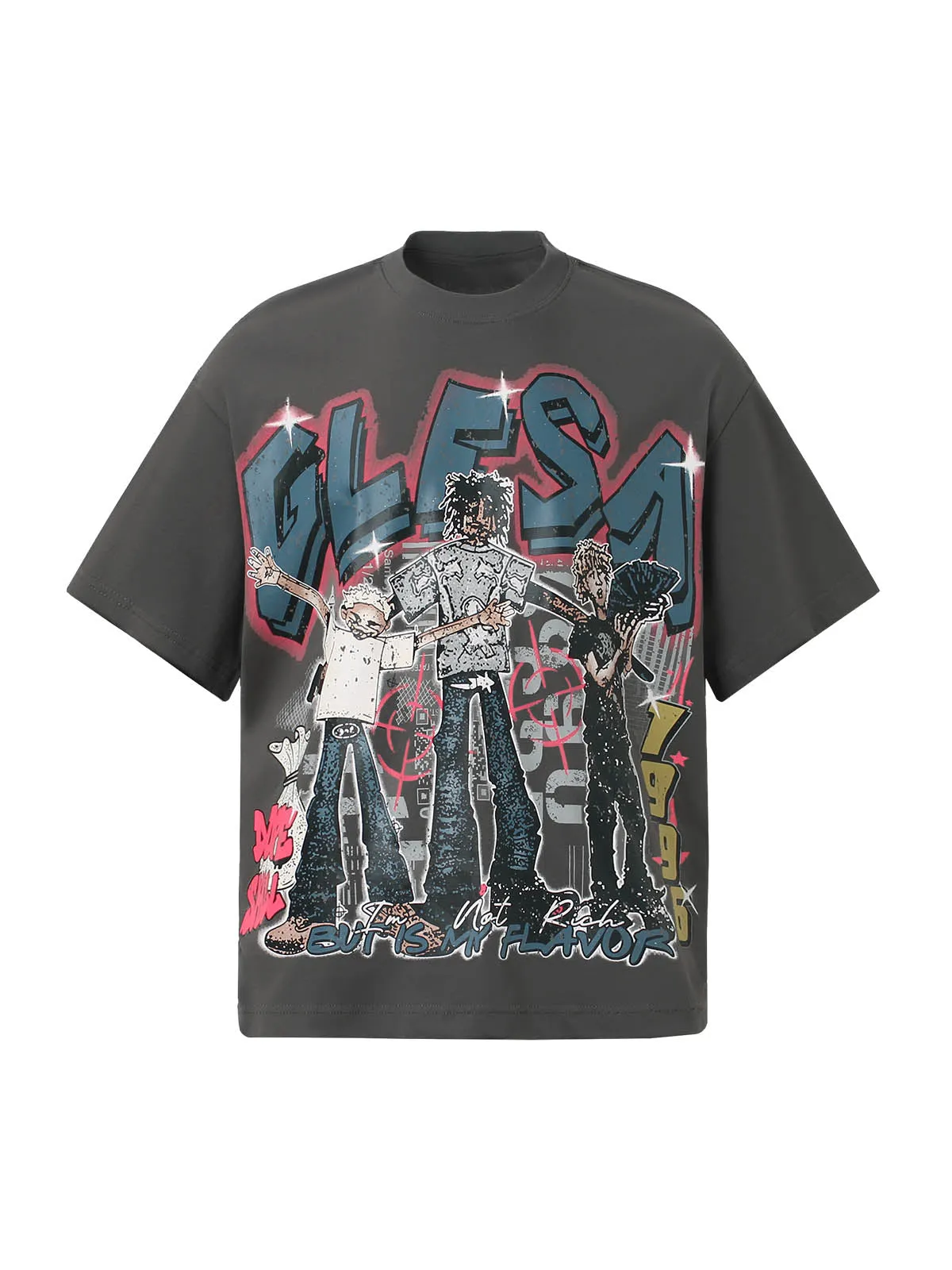 Retro Street GLESA Graphic T-Shirt sold by Thesupermade product image thumbnail 2