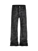 Retro Hand-Brushed Glitter Flare Jeans sold by Thesupermade