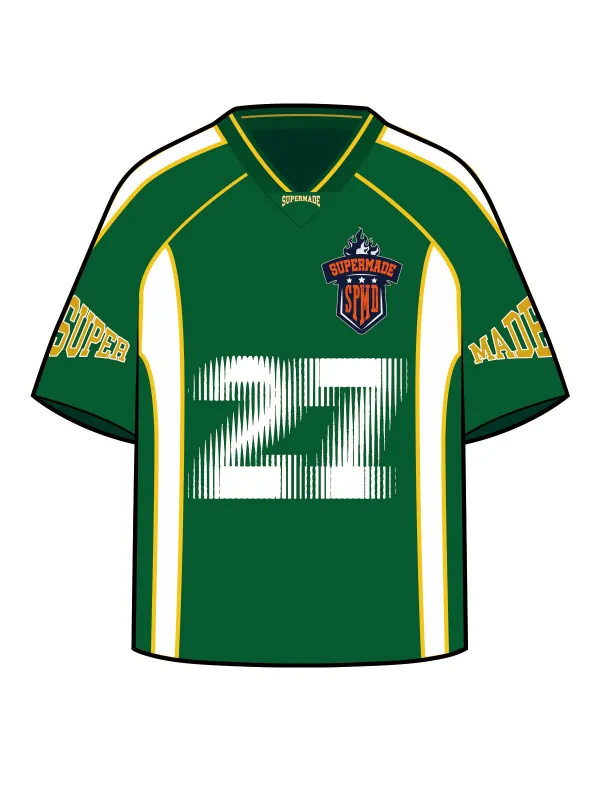 Original SPMD Green Sports Jersey T-Shirt made by Thesupermade