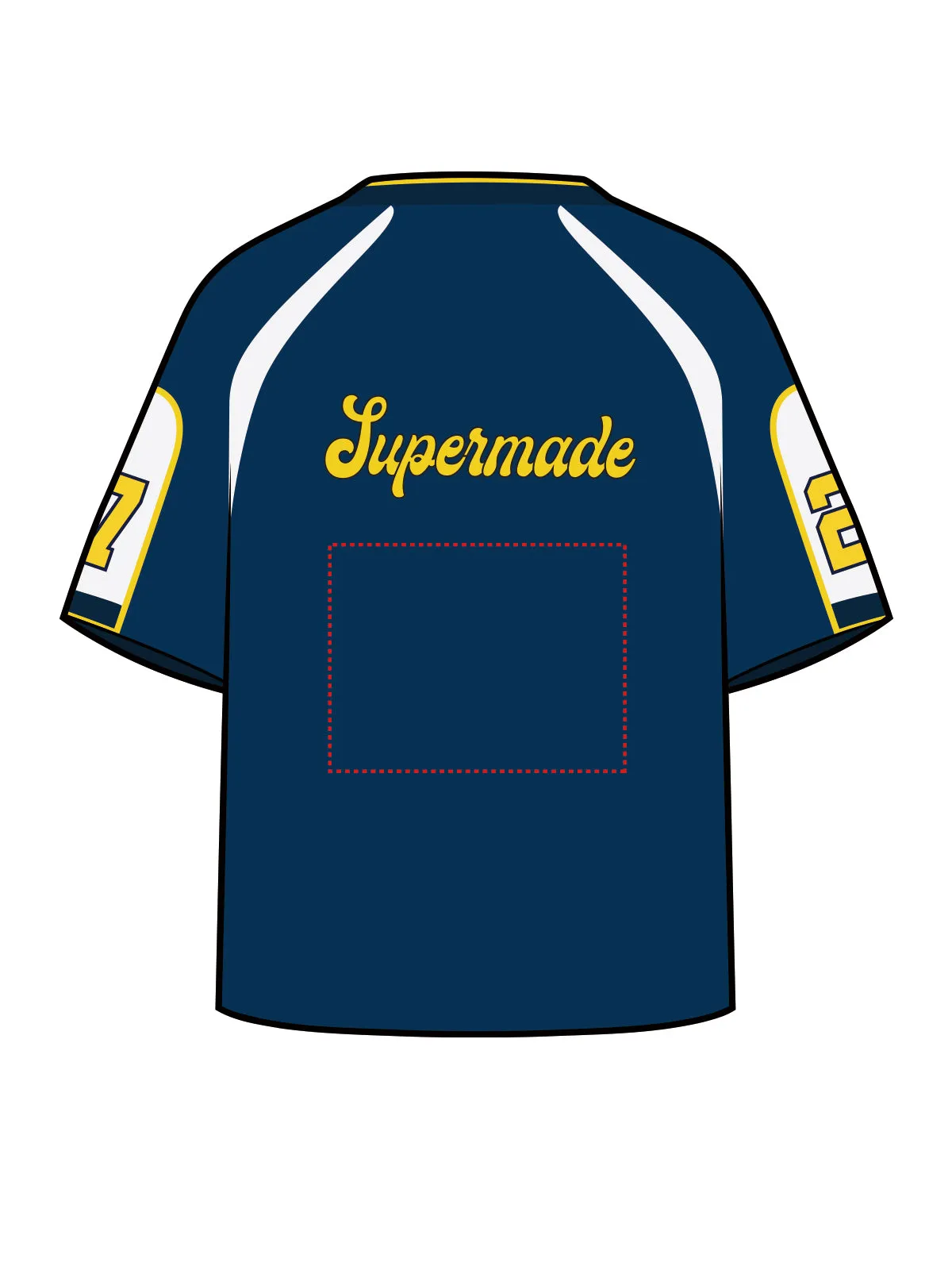 Original Sports Jersey T-Shirt sold by Thesupermade product image thumbnail 4