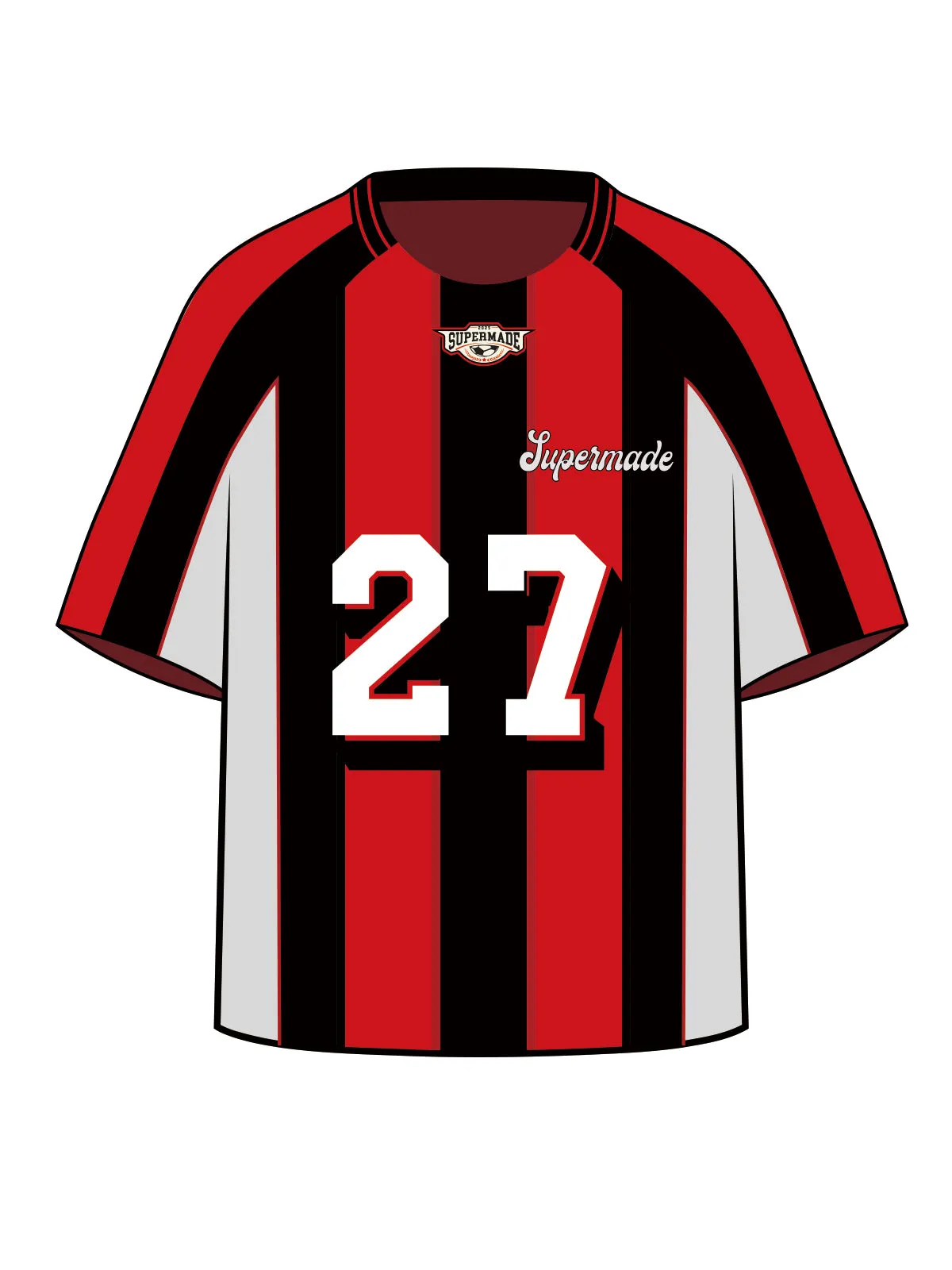 Original Stripe Soccer Jersey T-Shirt sold by Thesupermade