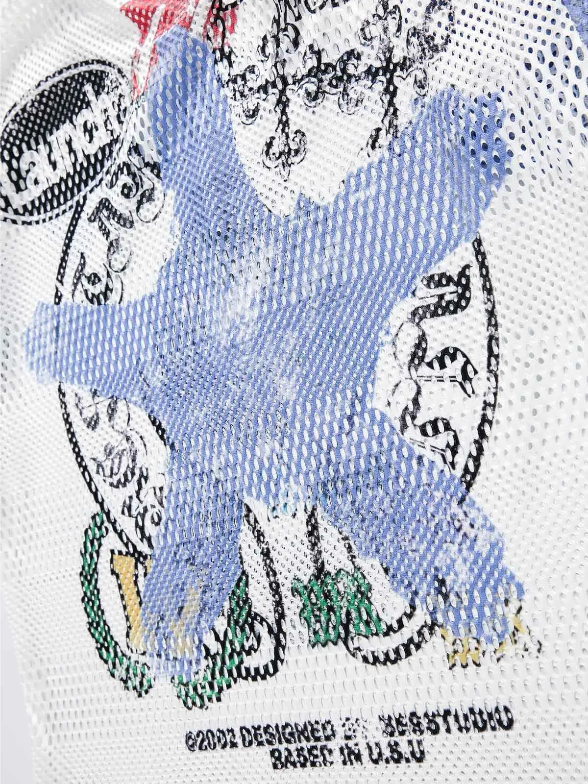 Mesh Digital Sports Print Graphic T-Shirt sold by Thesupermade product image thumbnail 4