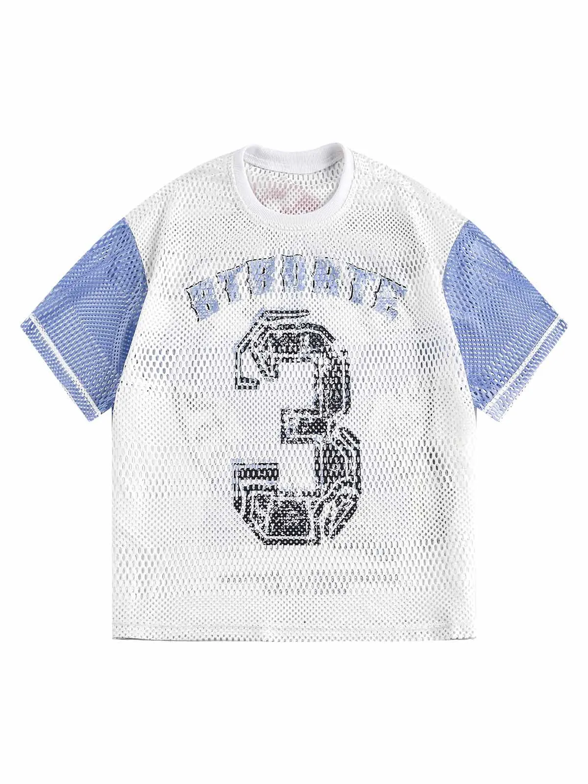 Mesh Digital Sports Print Graphic T-Shirt sold by Thesupermade