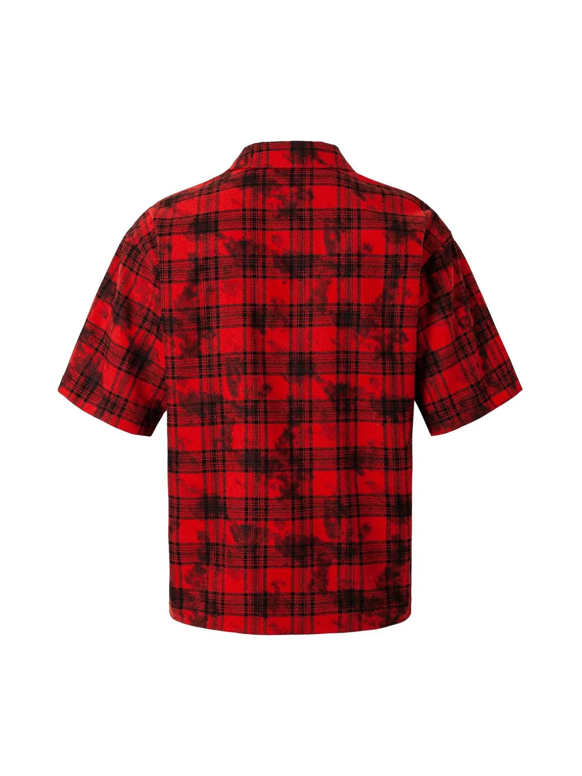 Street Creative Pin Print Plaid Shirt sold by Thesupermade product image thumbnail 2